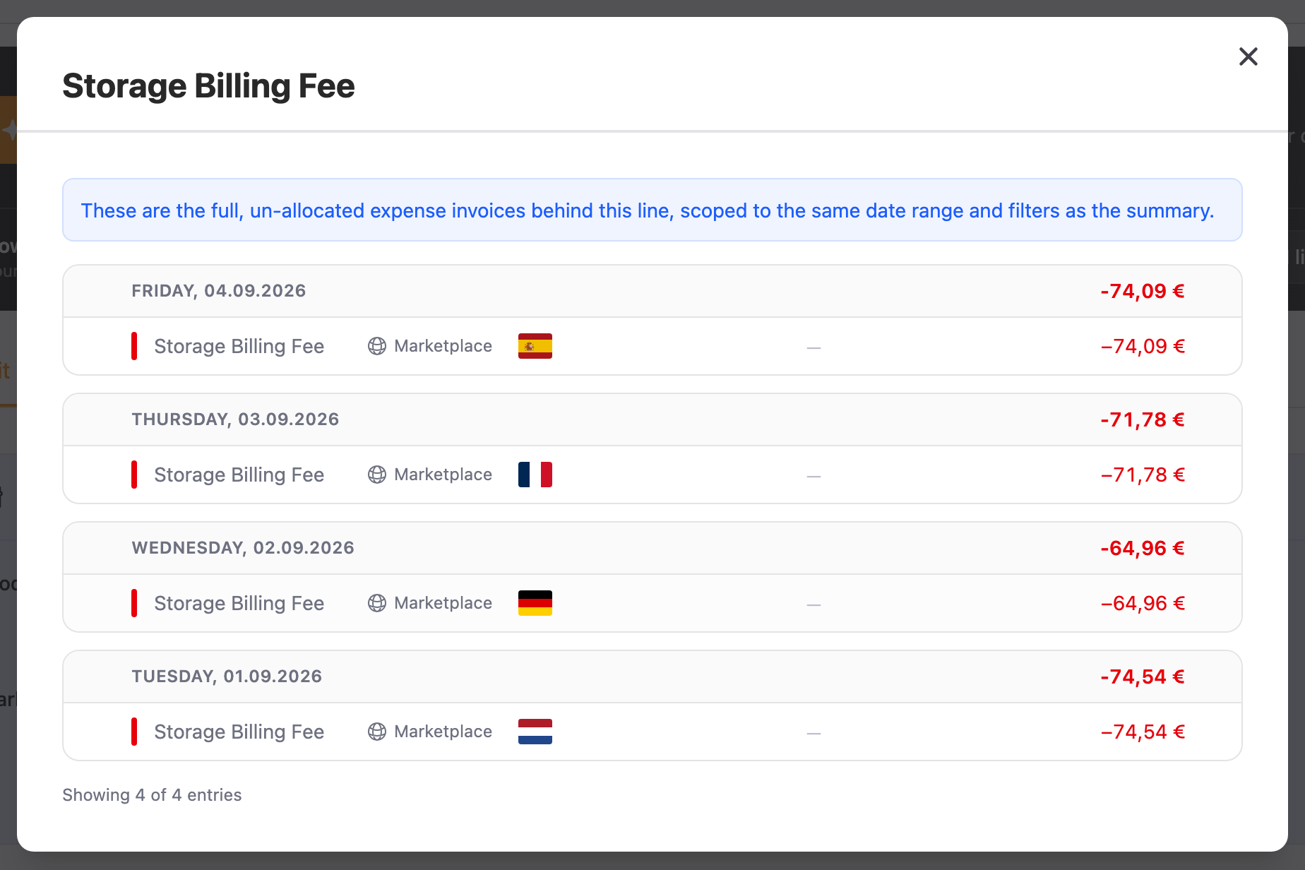 Down to the single fee